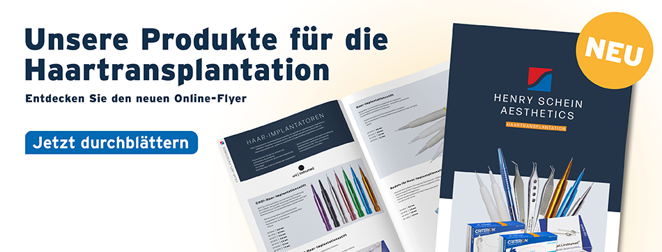 Entdecken Sie den neuen Online-Flyer, aesthetics, haartransplantation