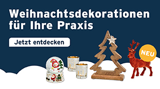 Weihnachtsdekorationen für Ihre Praxis
