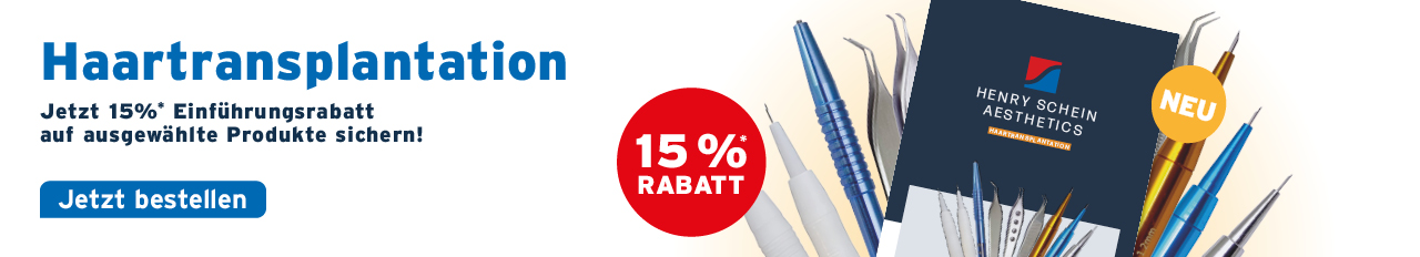 Haartransplantation, Jetzt 15 % Einfuehrungsrabatt auf ausgewaehlte Produkte von unserem neuen Online-Haartransplantationskatalog sichern!