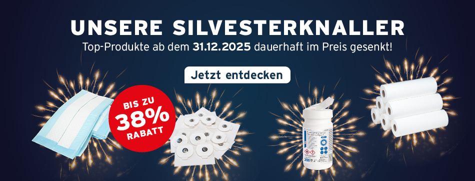 Unsere Silvesterknaller: Top-Produkte ab dem 31.12.2025 dauerhaft im Preis gesenkt