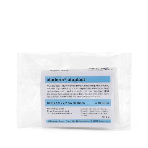 aluderm-aluplast, Pflasterstrips, 1,9 x 7,2 cm, 10 Stück