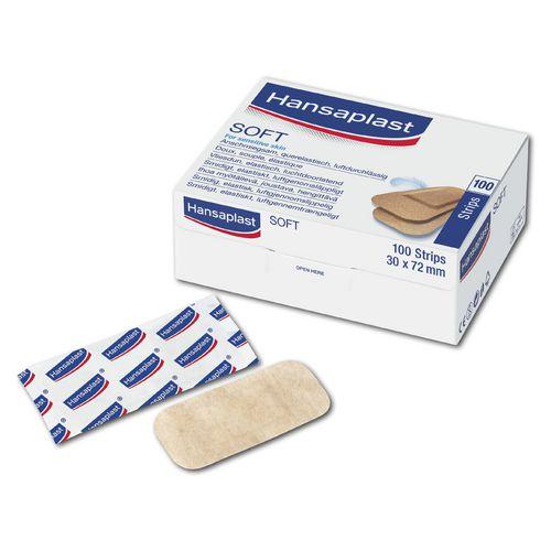 Hansaplast Soft, 3 x 7,2 cm, 100 Stück