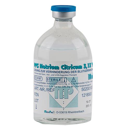 Natriumcitrat-Lösung 3,13 %, 100 ml, 1 Stück