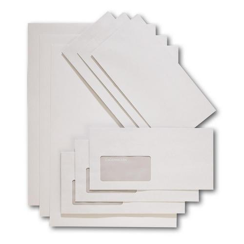 Kuverts ohne Fenster, selbstklebend, 11 x 22 cm, 1.000 Stück