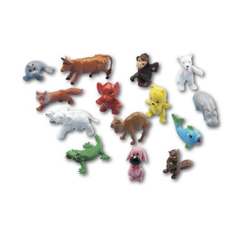Spielzeug-Set Figuren, bunt sortiert, 50 Stück