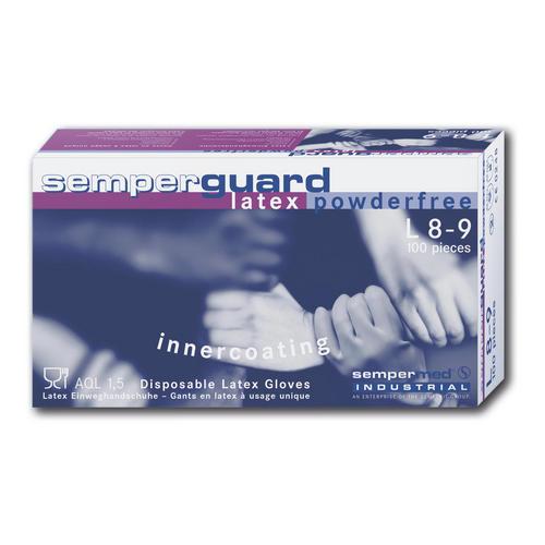 Semperguard Latex IC Handschuhe, puderfrei, Gr. S, 100 Stück