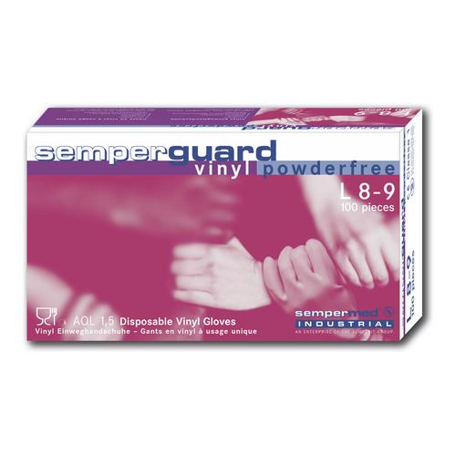 Semperguard Vinyl-Handschuhe, puderfrei, Gr. S, 100 Stück