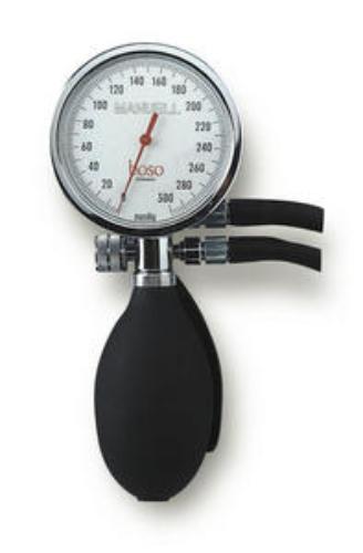 Boso Manuell, Blutdruckmessgerät, Zweischlauch-Modell, mit Klettmanschette, 1 Stück