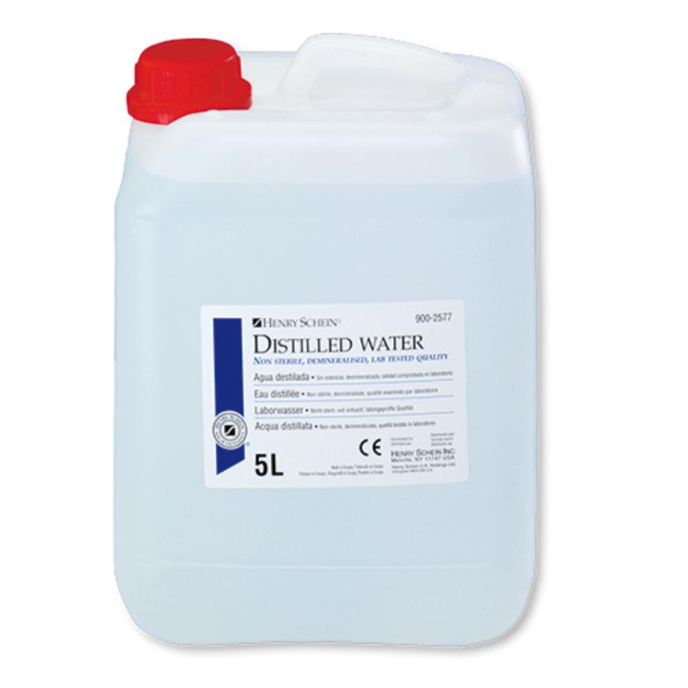 HS Destilliertes Wasser, Laborwasser, 4 x 5-Liter-Kanister