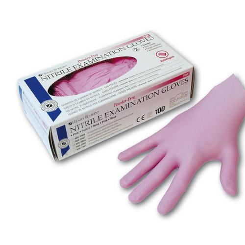 Nitril-Handschuhe puderfrei pink, Gr.XL, 100 Stück, Duft: Kaugummi