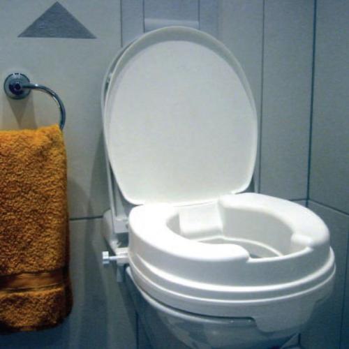 Toiletten-Sitzerhöhung, bis 200 kg, 10 cm, 1 Stück