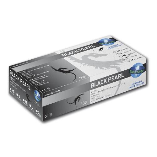 Unigloves Black Pearl Nitrilhandschuh XLPack 100 Stck