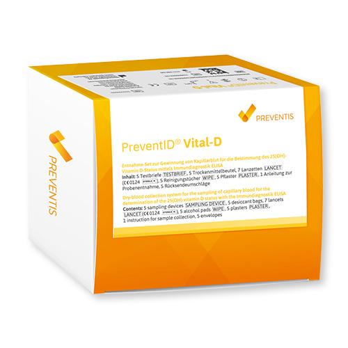PreventID® Vital-D, Schnelltest, Packung 20 Stück