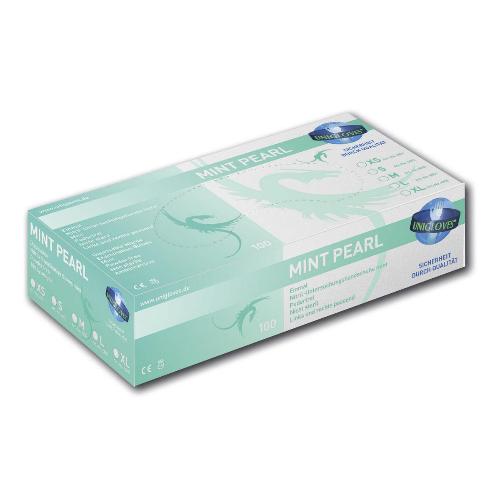 Unigloves Mint Pearl Nitrilhandschuh LPack 100 Stck