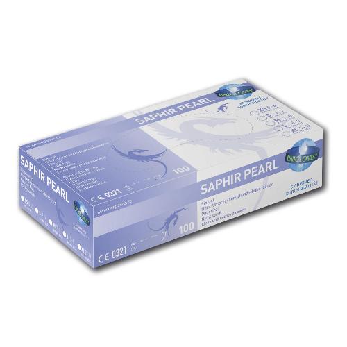 Unigloves Handschuhe Saphir Pearl Gr. SPack 100 Stck