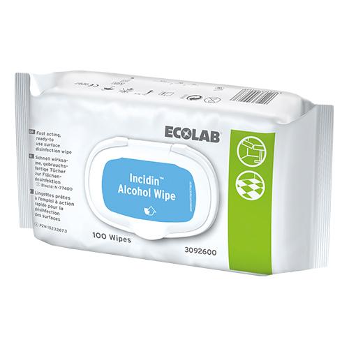 Incidin Alcohol Wipes, Flowpack, 100 Tücher