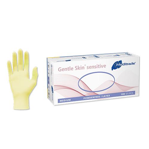 Gentle Skin Sensitive Latexhandschuhe, puderfrei, Gr. M, 100 Stück