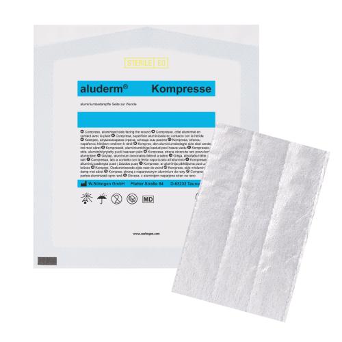 aluderm Kompresse, steril, 10 x 15 cm, 1 Stück