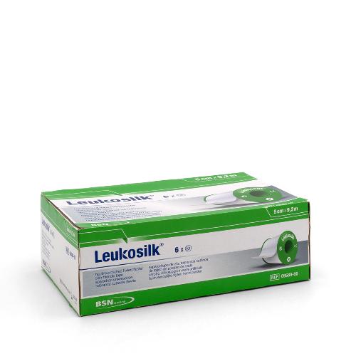 Leukosilk, Fixierpflaster, 9,2mx5cm, 6St