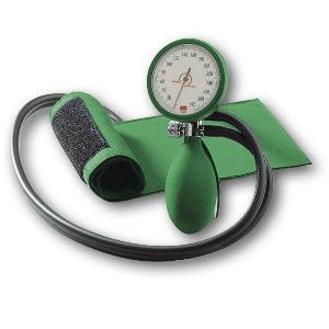 Boso Clinicus II, Blutdruckmessgerät, Zweischlauch-Modell, inkl. farbiger Klettmanschette, grün, 1 Stück