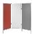 Paravent, mit 3 Flügeln, 1 Stück