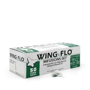 Wing Flo Flügelkanüle G 21, Ø 0,8 x L 19 mm, grün, 50 Stück