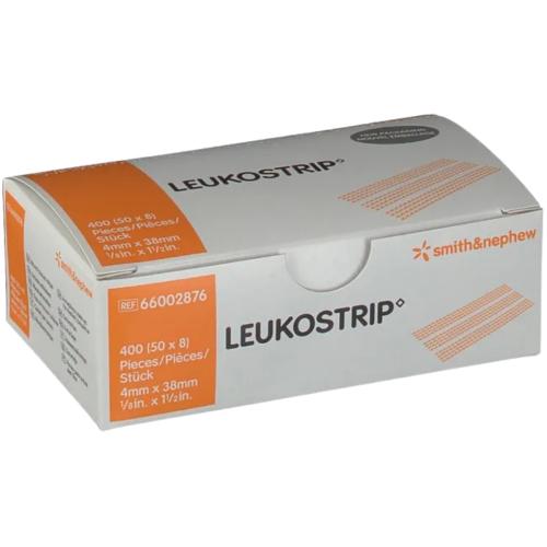 Leukostrip, Wundnahtstreifen, 38 x 4 mm, 50 x 8 Stück