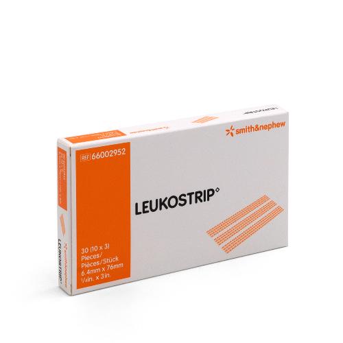 Leukostrip, Wundnahtstreifen, 76 x 6,4 mm, 10 x 3 Stück