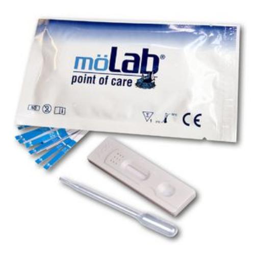 möLab hCG Schwangerschaftstest, Packung 10 Testkassetten