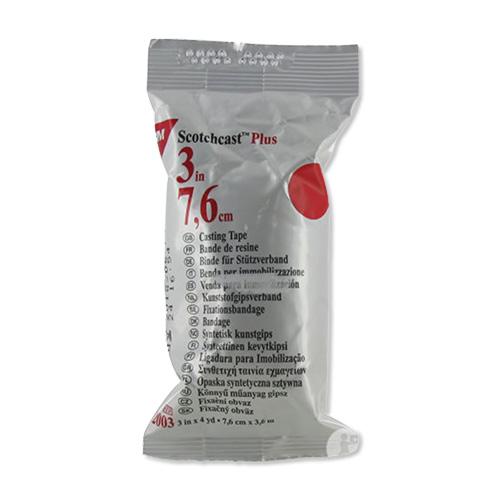 Scotchcast Plus Binde, 3,6 m x 7,6 cm, weiß, 10 Stück