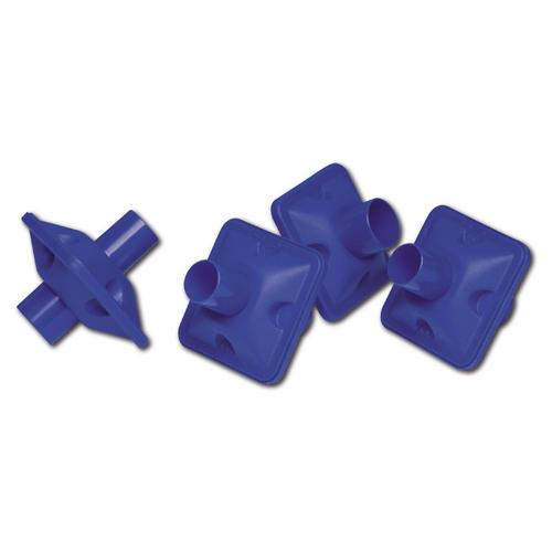 BVF Bakterien-Viren-Filter mit Mundstück, blau, 50 Stück