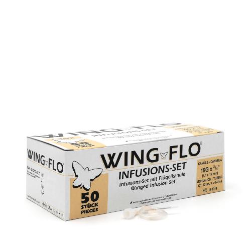 Wing Flo Flügelkanüle 19x1,1mm 19G elfenbein