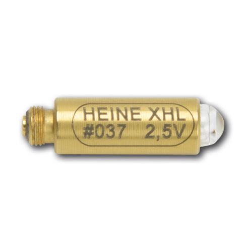 XHL Xenon Halogen-Lampe, für Otoskop BETA 100, K100, alpha + mini 2000 F.O. Otoskop, gebogener Kehlkopfspiegel, Mund-Spatelhalter, 2,5 V, Sockel-Nr.: 037, 1 Stück