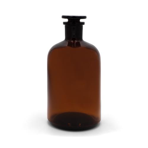 Braunglas-Standflaschen, mit Deckel, 1.000 ml, 1 Stück