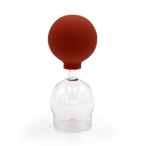 Schröpfglas mit Ball, Glas, Gr. 2, Ø 3 cm, 1 Stück