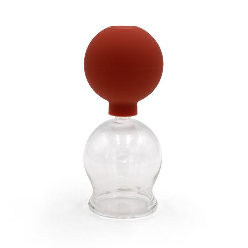 Schröpfglas mit Ball, Glas, Gr. 3, Ø 4 cm, 1 Stück