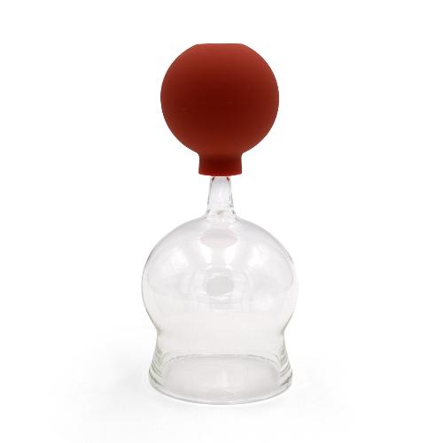 Schröpfglas mit Ball, Glas, Gr. 5, Ø 6 cm, 1 Stück