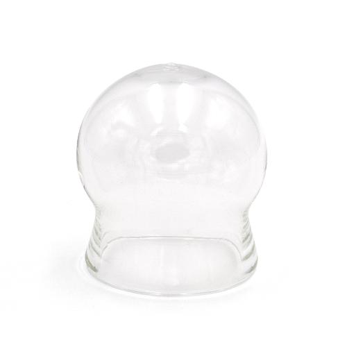 Schröpfglas ohne Ball, mundgeblasenes Glas, Gr. 4, Ø 5 cm, 1 Stück