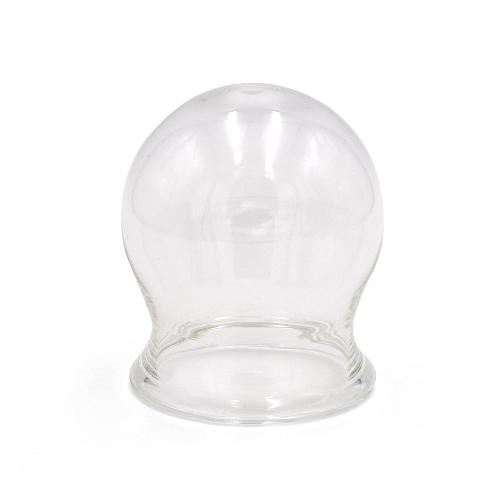 Schröpfglas ohne Ball, mundgeblasenes Glas, Gr. 5, Ø 6 cm, 1 Stück