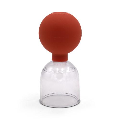Schröpfglas mit Ball, Acryl, Gr. 3, Ø 4,7 cm, 1 Stück