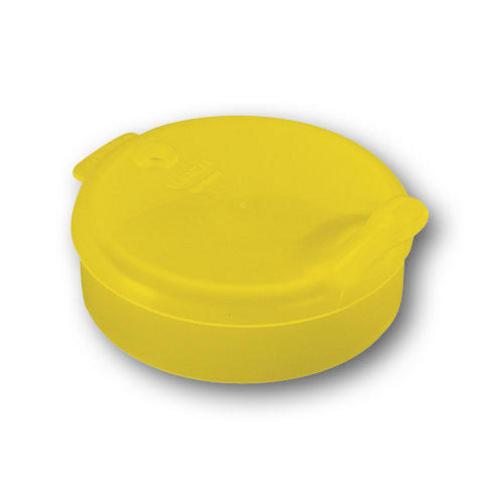 Trinkbecher-Deckel, 12 mm Auslauf, gelb, 1 Stück