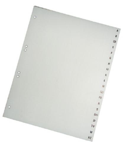 Alphabet-Register, A4, 1 Stück