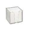 Zettelbox inkl. 700 Blatt, glasklar, 10,5 x 10,5 x 9,5 cm, 1 Stück