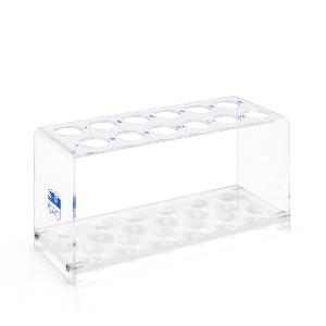 Reagenzglas-Ständer, Plexiglas, für 12 Gläser, L 186 x B 60 x H 80 mm, 1 Stück