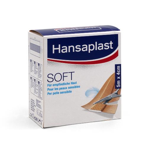 Hansaplast Soft, 4 cm x 5 m, 1 Stück