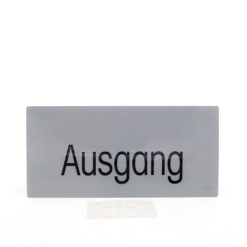 Schild, Ausgang, 22 x 10,5 cm, 1 Stück