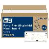 Tork extraweiche Zickzack-Handtücher Weiß H3, Premium, geprägt, 15 × 200 Tücher