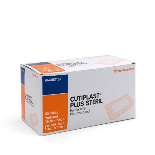 Cutiplast Plus Steril, 7,8 x 15 cm, 55 Stück