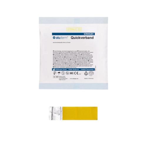 aluderm Finger Quickverband, Binde 4 x 20 cm, Kompresse 4 x 4 cm, 1 Stück