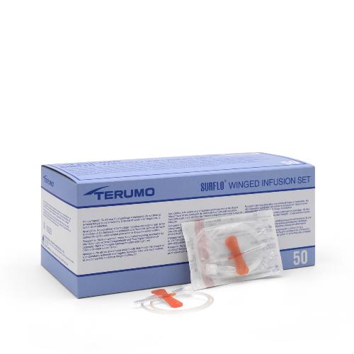 Surflo Venenpunktionskanülen G 25, Ø 0, 5 x L 19 mm, orange, 50 Stück